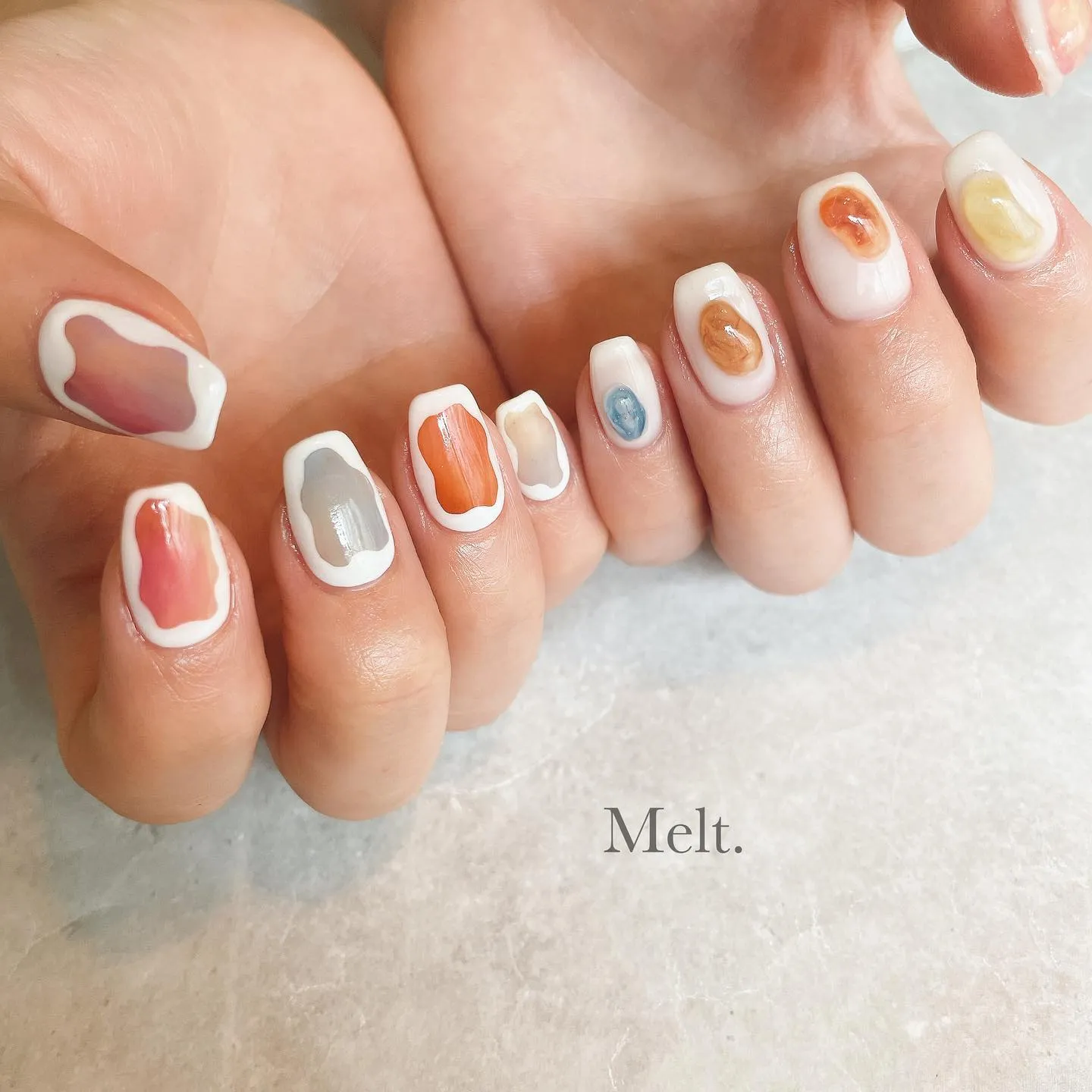 カラフルニュアンスネイル♪ | BLOG | 高円寺のネイルならprivate nail